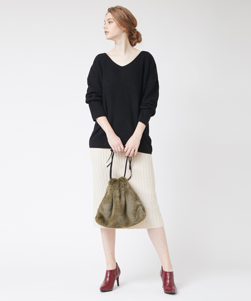 titivate（ティティベイト）の「ﾌｪｲｸﾌｧｰｼｮﾙﾀﾞｰﾊﾞｯｸﾞ（ショルダーバッグ・レディース・グレー/ブルー/カーキ/ホワイト/ブラウン/キャメル・FREE）」の22枚目の写真