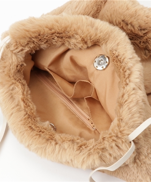 titivate（ティティベイト）の「ﾌｪｲｸﾌｧｰｼｮﾙﾀﾞｰﾊﾞｯｸﾞ（ショルダーバッグ・レディース・グレー/ブルー/カーキ/ホワイト/ブラウン/キャメル・FREE）」の11枚目の写真