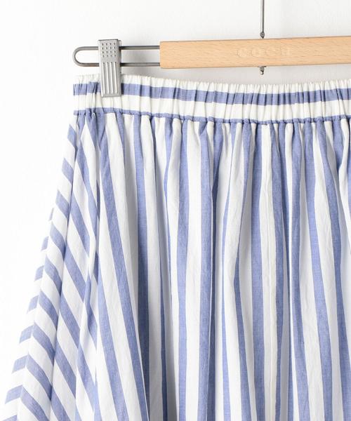 coen（コーエン）の「【Market】【昨年大人気・新色追加】ストライプマキシスカート（スカート・レディース・コバルトブルー/ブラック・FREE）」の11枚目の写真