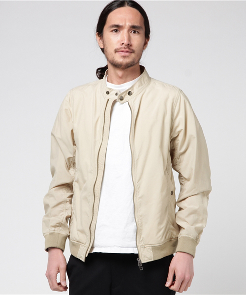 SHIPS JET BLUE(シップスジェットブルー)の「SHIPS JET BLUE: ライトウェイト スタンドブルゾン(ブルゾン・メンズ・ブラック/オリーブ/ベージュ・MEDIUM/SMALL/LARGE)」の8枚目の写真