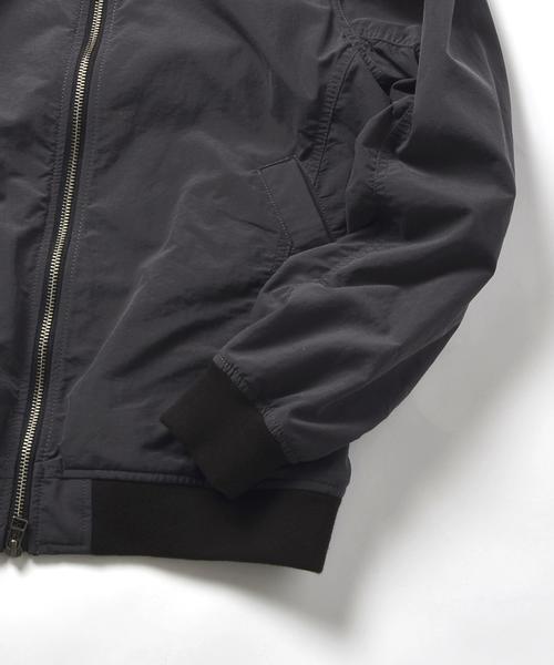 SHIPS JET BLUE(シップスジェットブルー)の「SHIPS JET BLUE: ライトウェイト スタンドブルゾン(ブルゾン・メンズ・ブラック/オリーブ/ベージュ・MEDIUM/SMALL/LARGE)」の12枚目の写真