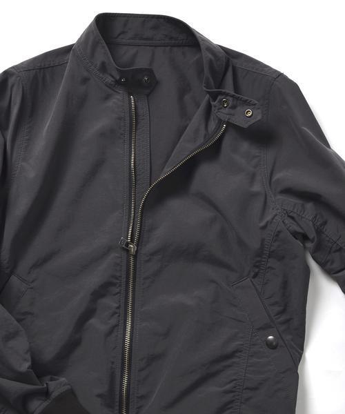 SHIPS JET BLUE(シップスジェットブルー)の「SHIPS JET BLUE: ライトウェイト スタンドブルゾン(ブルゾン・メンズ・ブラック/オリーブ/ベージュ・MEDIUM/SMALL/LARGE)」の11枚目の写真