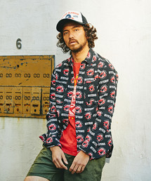 HYSTERIC GLAMOUR | SUPER STINGER総柄 長袖ワークSH(シャツ/ブラウス)