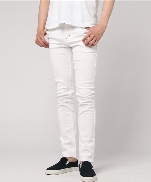 INASTUDIOS ZOO（イーナストゥディオスズー）の「「INASTUDIOS SELECT」ストレッチスキニーパンツ（その他パンツ・メンズ・カーキ/ホワイト系その他/ワインレッド/グレー系その他/ホワイト/ブラック系その他/ベージュ/ブルー/ブラック/チャコール/サンドベージュ・MEDIUM/SMALL/X-LARGE/LARGE）」の2枚目の写真