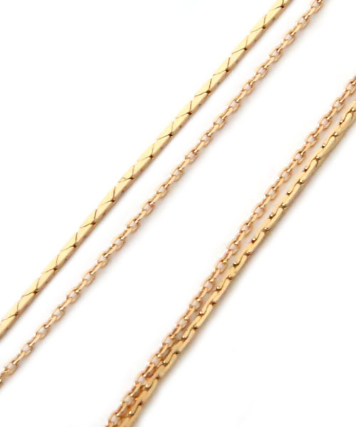 colleca la（コレカラ）の「2連リボンネックレス（ネックレス・レディース・ゴールド/シルバー・FREE）」の6枚目の写真