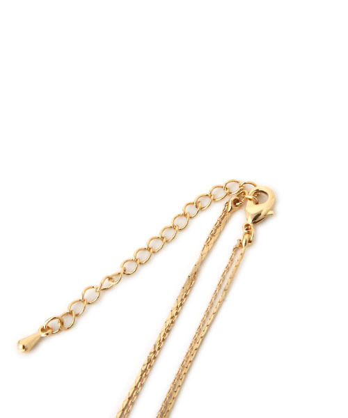 colleca la（コレカラ）の「2連リボンネックレス（ネックレス・レディース・ゴールド/シルバー・FREE）」の7枚目の写真