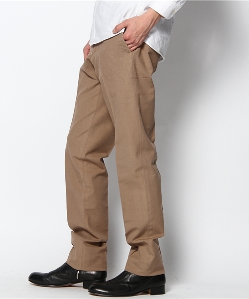 green label relaxing（グリーンレーベルリラクシング）の「□OD C/PU OX SLIMパンツ（スラックス・メンズ・ブラウン/コバルトブルー・X-LARGE/SMALL/MEDIUM/LARGE）」の3枚目の写真