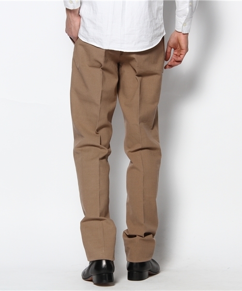 green label relaxing（グリーンレーベルリラクシング）の「□OD C/PU OX SLIMパンツ（スラックス・メンズ・ブラウン/コバルトブルー・X-LARGE/SMALL/MEDIUM/LARGE）」の4枚目の写真