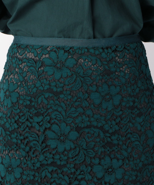 Liesse（リエス）の「レースタイトスカート（スカート・レディース・グリーン/グレー/タン・M/S/L）」の6枚目の写真