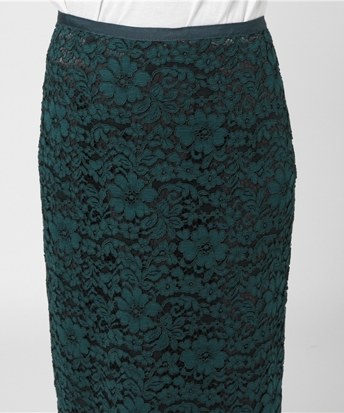 Liesse（リエス）の「レースタイトスカート（スカート・レディース・グリーン/グレー/タン・M/S/L）」の7枚目の写真