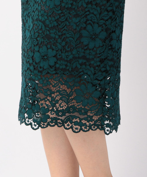 Liesse（リエス）の「レースタイトスカート（スカート・レディース・グリーン/グレー/タン・M/S/L）」の14枚目の写真