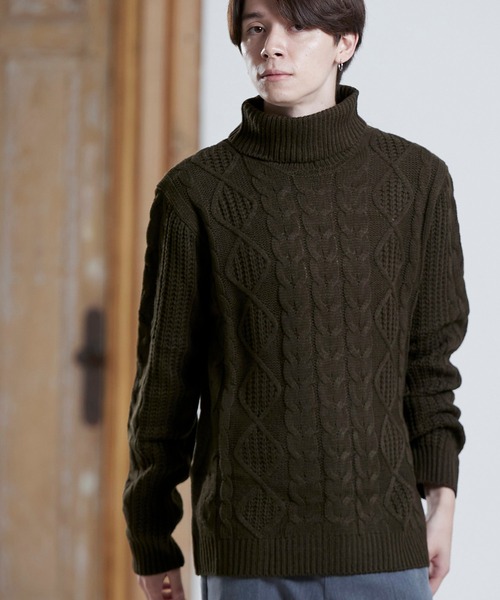 MONO-MART�i���m�}�[�g�j�́u�I�[�o�[�T�C�Y�A�����҂݃^�[�g���l�b�N�P�[�u���j�b�g�Z�[�^�[�i�j�b�g/�Z�[�^�[�j�v�b�I���[�u