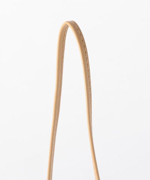 Casselini(キャセリーニ)の「CASSELINI フェイクムートンリバーシブルミニトート<キャセリーニ>(トートバッグ・レディース・ベージュ/グレー・FREE)」の6枚目の写真