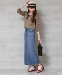 N.（N. Natural Beauty Basic） | デニムタイトマキシスカート(デニムスカート)