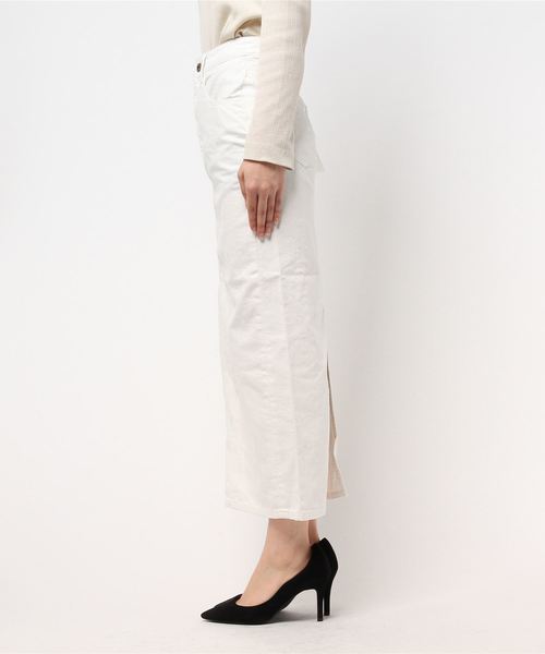 N.（N. Natural Beauty Basic）（エヌエヌナチュラルビューティーベーシック）の「デニムタイトマキシスカート（デニムスカート・レディース・インディゴブルー/ホワイト・MEDIUM/SMALL）」の3枚目の写真