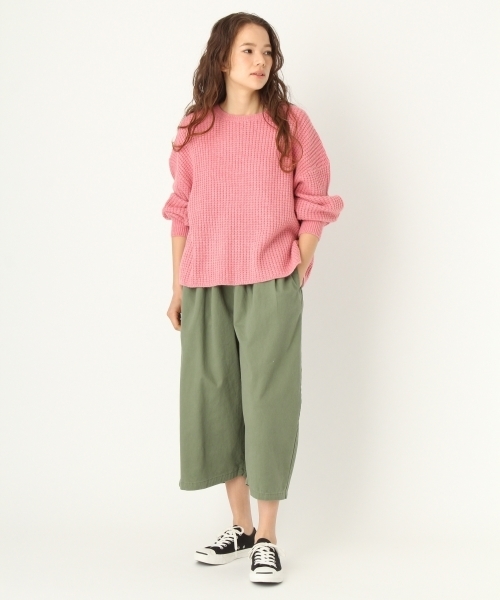 niko and...（ニコアンド）の「オリジナルワッフルビッグプルオーバー（ニット/セーター・レディース・グレー/ピンク/ブルー/アイボリー・MEDIUM/LARGE）」の16枚目の写真