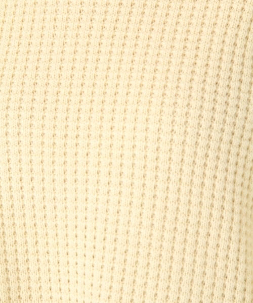 niko and...（ニコアンド）の「オリジナルワッフルビッグプルオーバー（ニット/セーター・レディース・グレー/ピンク/ブルー/アイボリー・MEDIUM/LARGE）」の8枚目の写真