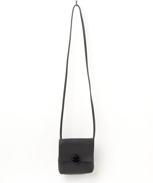 PLAIN CLOTHING（プレーンクロージング）の「フロントサークルショルダーバッグ【PLAIN CLOTHING】（ショルダーバッグ・レディース・グレー/モカ/ブラック・FREE）」の10枚目の写真