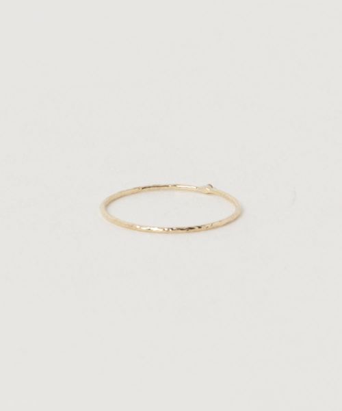 Phoebe（フィービィー）の「<ラストワン>【K10】ジェムストーンテクスチャーリング（リング・レディース・レッド/グリーン/クリア・#13/#9）」の6枚目の写真