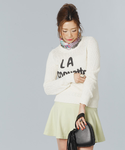 ROSE BUD（ローズバッド）の「S-LCTB-12207 FLARE MINI SKIRT（スカート・レディース・ライトベージュ/グリーン/ブルー・ONE SIZE）」の12枚目の写真