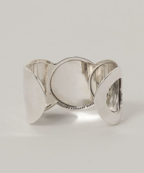 PHILIPPE AUDIBERT（フィリップ オーディベール）の「【新入荷！PHILIPPE AUDIBERTフィリップ・オーディベール】（バングル/リストバンド・レディース・シルバー・FREE）」の2枚目の写真