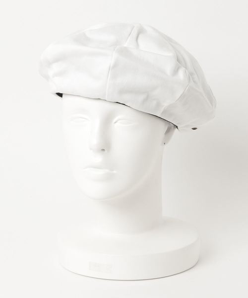 FUNALIVE（ファンアライブ）の「ツイルベレー帽（ハンチング/ベレー帽・レディース・ベージュ/オリーブドラブ/ブラック/ネイビー/オフホワイト・FREE）」の7枚目の写真