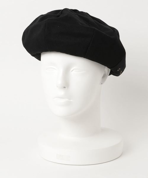 FUNALIVE（ファンアライブ）の「ツイルベレー帽（ハンチング/ベレー帽・レディース・ベージュ/オリーブドラブ/ブラック/ネイビー/オフホワイト・FREE）」の9枚目の写真