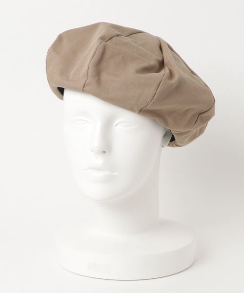 FUNALIVE（ファンアライブ）の「ツイルベレー帽（ハンチング/ベレー帽・レディース・ベージュ/オリーブドラブ/ブラック/ネイビー/オフホワイト・FREE）」の10枚目の写真