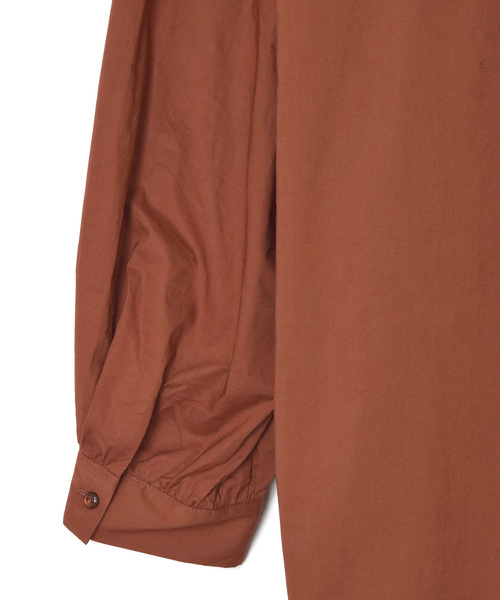 w closet（ダブルクローゼット）の「ピンタックレース開襟ビッグシャツ_（シャツ/ブラウス・レディース・ホワイト/ブラウン/パープル/カーキ・FREE）」の21枚目の写真