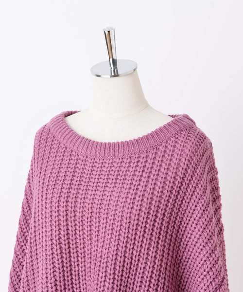 one after another NICE CLAUP（ワンアフターアナザーナイスクラップ）の「畦編みニットプルオーバー（ニット/セーター・レディース・アイボリー/ピンク/モカ/ミント・FREE）」の15枚目の写真