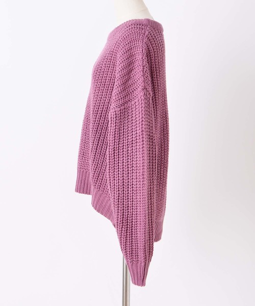 one after another NICE CLAUP（ワンアフターアナザーナイスクラップ）の「畦編みニットプルオーバー（ニット/セーター・レディース・アイボリー/ピンク/モカ/ミント・FREE）」の17枚目の写真