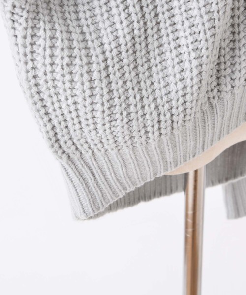 one after another NICE CLAUP（ワンアフターアナザーナイスクラップ）の「畦編みニットプルオーバー（ニット/セーター・レディース・アイボリー/ピンク/モカ/ミント・FREE）」の19枚目の写真
