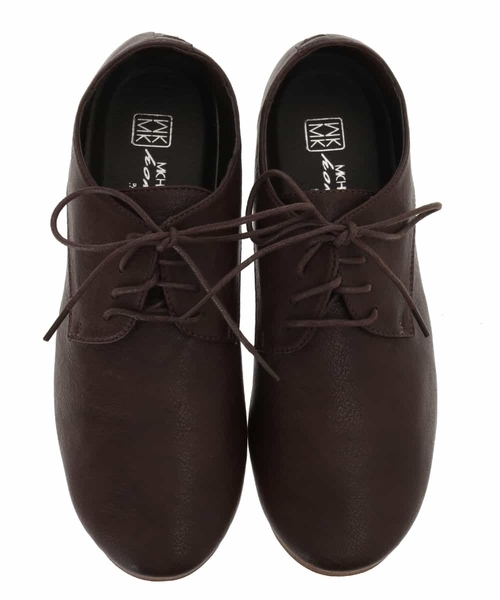 MK MICHEL KLEIN HOMME （エムケーミッシェルクランオム）の「プレーントゥダービーシューズ（ドレスシューズ・メンズ・サンドベージュ/ブラウン/ホワイト/ブラック・25.5/26.5/26）」の5枚目の写真