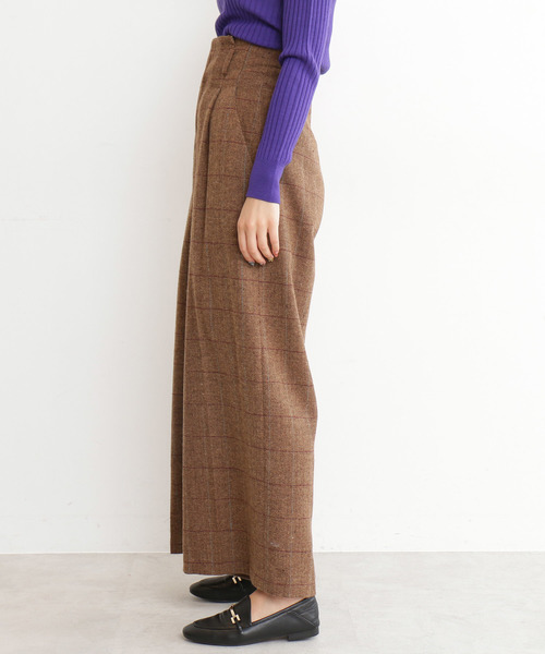 N.（N. Natural Beauty Basic）（エヌエヌナチュラルビューティーベーシック）の「◆ヘリンボンチェックセットアップ（その他パンツ・レディース・グレー系その他/ブラウン系その他・MEDIUM）」の7枚目の写真