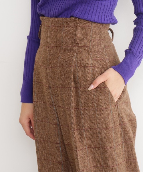N.（N. Natural Beauty Basic）（エヌエヌナチュラルビューティーベーシック）の「◆ヘリンボンチェックセットアップ（その他パンツ・レディース・グレー系その他/ブラウン系その他・MEDIUM）」の11枚目の写真