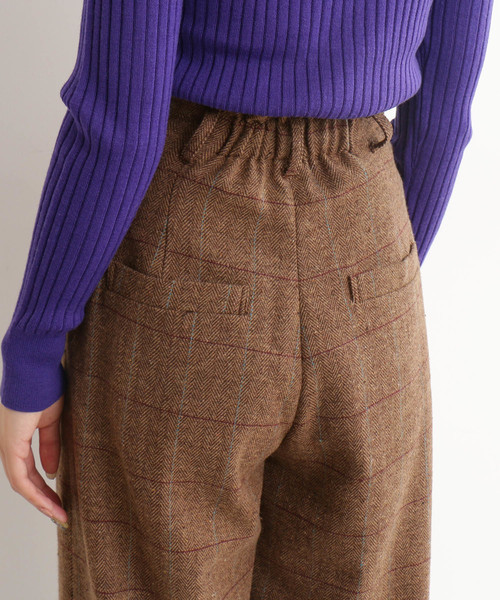 N.（N. Natural Beauty Basic）（エヌエヌナチュラルビューティーベーシック）の「◆ヘリンボンチェックセットアップ（その他パンツ・レディース・グレー系その他/ブラウン系その他・MEDIUM）」の4枚目の写真