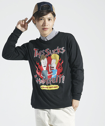 WEGO/BEAVIS&BUTT-HEADプリントTee