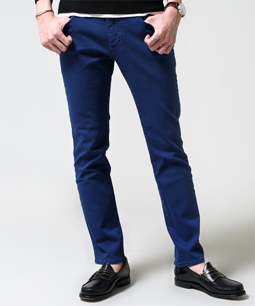 NANO universe（ナノユニバース）の「ハイエストシルエットストレッチ5P（チノパンツ・メンズ・ワイン/ロイヤルブルー/ホワイト/ブラック/ベージュ/グレー・SMALL/X-LARGE/LARGE/MEDIUM）」の5枚目の写真