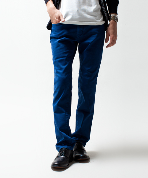 NANO universe（ナノユニバース）の「ハイエストシルエットストレッチ5P（チノパンツ・メンズ・ワイン/ロイヤルブルー/ホワイト/ブラック/ベージュ/グレー・SMALL/X-LARGE/LARGE/MEDIUM）」の13枚目の写真