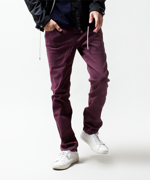 NANO universe（ナノユニバース）の「ハイエストシルエットストレッチ5P（チノパンツ・メンズ・ワイン/ロイヤルブルー/ホワイト/ブラック/ベージュ/グレー・SMALL/X-LARGE/LARGE/MEDIUM）」の14枚目の写真