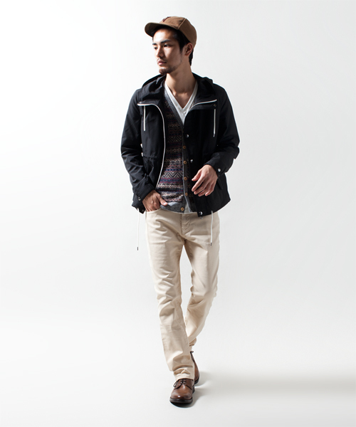 NANO universe（ナノユニバース）の「ハイエストシルエットストレッチ5P（チノパンツ・メンズ・ワイン/ロイヤルブルー/ホワイト/ブラック/ベージュ/グレー・SMALL/X-LARGE/LARGE/MEDIUM）」の18枚目の写真