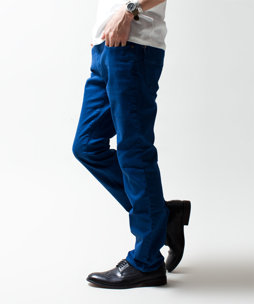 NANO universe（ナノユニバース）の「ハイエストシルエットストレッチ5P（チノパンツ・メンズ・ワイン/ロイヤルブルー/ホワイト/ブラック/ベージュ/グレー・SMALL/X-LARGE/LARGE/MEDIUM）」の7枚目の写真