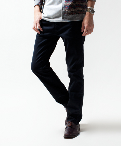 NANO universe（ナノユニバース）の「ハイエストシルエットストレッチ5P（チノパンツ・メンズ・ワイン/ロイヤルブルー/ホワイト/ブラック/ベージュ/グレー・SMALL/X-LARGE/LARGE/MEDIUM）」の10枚目の写真