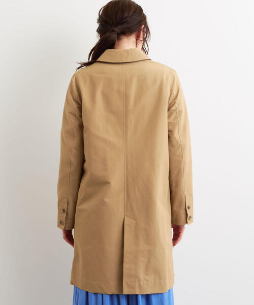 green label relaxing（グリーンレーベルリラクシング）の「◆SC グログラン ステンカラーコート（ステンカラーコート・レディース・ベージュ/イエロー/ネイビー/オレンジ/ケリー・40/42/44/38/36）」の7枚目の写真