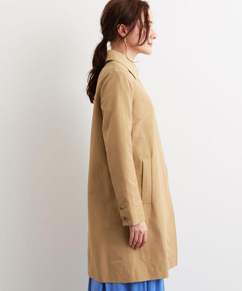 green label relaxing（グリーンレーベルリラクシング）の「◆SC グログラン ステンカラーコート（ステンカラーコート・レディース・ベージュ/イエロー/ネイビー/オレンジ/ケリー・40/42/44/38/36）」の17枚目の写真