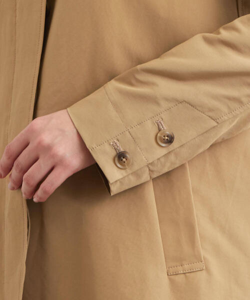 green label relaxing（グリーンレーベルリラクシング）の「◆SC グログラン ステンカラーコート（ステンカラーコート・レディース・ベージュ/イエロー/ネイビー/オレンジ/ケリー・40/42/44/38/36）」の20枚目の写真