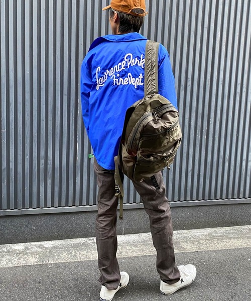 GREEN BOWL（グリーンボウル）の「GREEN BOWL Nylon Coach Jacket(Embroidery)/グリーンボウル 刺繍 ナイロン コーチジャケット（ナイロンジャケット・メンズ・チャコールグレー/ブルー/グリーン/ブラック/ネイビー・M/L）」の9枚目の写真