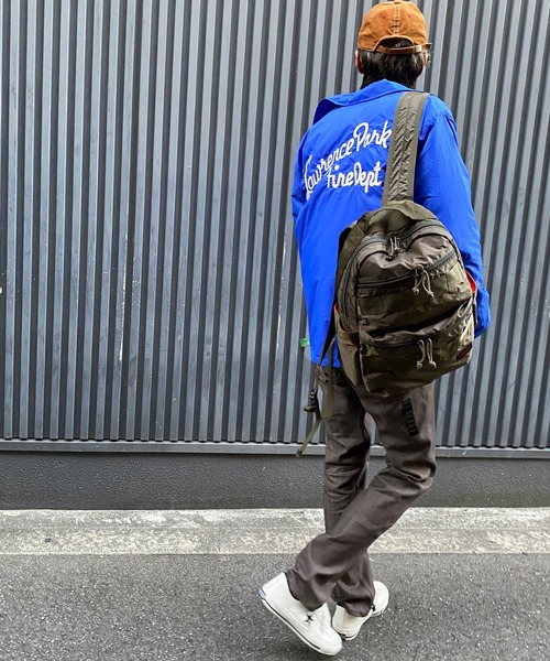 GREEN BOWL（グリーンボウル）の「GREEN BOWL Nylon Coach Jacket(Embroidery)/グリーンボウル 刺繍 ナイロン コーチジャケット（ナイロンジャケット・メンズ・チャコールグレー/ブルー/グリーン/ブラック/ネイビー・M/L）」の10枚目の写真