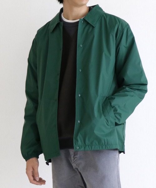 GREEN BOWL Nylon Coach Jacket(Embroidery)/グリーンボウル