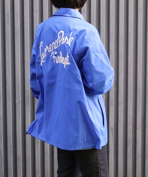 GREEN BOWL（グリーンボウル）の「GREEN BOWL Nylon Coach Jacket(Embroidery)/グリーンボウル 刺繍 ナイロン コーチジャケット（ナイロンジャケット・メンズ・チャコールグレー/ブルー/グリーン/ブラック/ネイビー・M/L）」の19枚目の写真